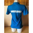 Ambulance galléros póló türkizkék női 